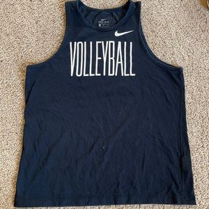 Nike black volleyball tank medium
